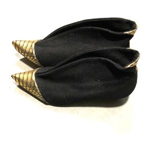 Pointed toe booties